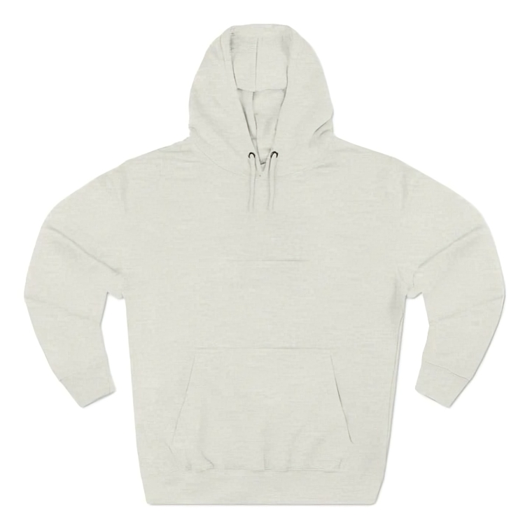 Oatmeal Heather Three Panel Fleece Hoodie By Protiks